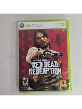 Red Dead Redemption Microsoft Xbox 360 2010 Tested And Working W/ Map & Manual